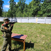 Продолжает работу военно-патриотический круглосуточный палаточный лагерь «Доблесть»