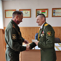 Военный комиссариат Смолевичского района и города Жодино отметил 96-ю годовщину со дня образования