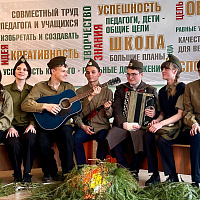Военнослужащие 7-го инженерного полка приняли участие в торжественных мероприятиях