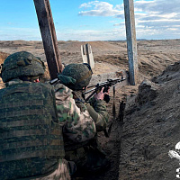 Занятия по боевой подготовке с военнослужащими 38 одшбр