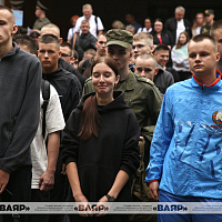 В Военную академию Беларуси прибыло более 750 курсантов первого курса набора 2025 года