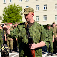 Торжественное вручение оружия в 188 ибр