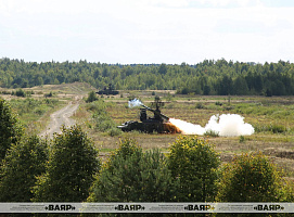 Боевая стрельба на учебном полигоне ВВС и войск ПВО