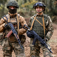 Занятия по тактической подготовке с курсантами Военной академии