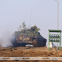 Ротное тактическое учение с боевой стрельбой с одним из танковых подразделений 120 омбр