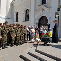 Гвардейцы посетили Жировичский монастырь