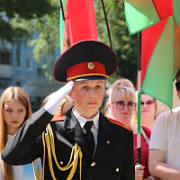 В Могилёве состоялось открытие Алееи имени Героя Советского Союза 