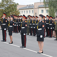 Новый учебный год в Борисовском кадетском училище Минской области