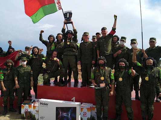Команда инженерных войск Беларуси заняла первое место