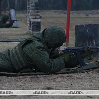 Занятия по огневой подготовке с военнослужащими 120 омбр