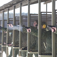 Открытие IX чемпионата Вооружённых Сил Республики Беларусь по офицерскому троеборью