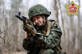 Занятия по тактической подготовке с курсантами Военной академии