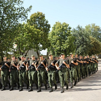 Курсанты получили погоны