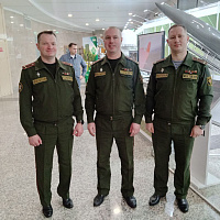 Белорусские военнослужащие приняли участие в выставке, посвящённой Дню белорусской науки