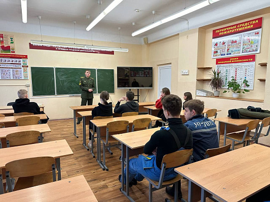 В рамках профориентационной работы