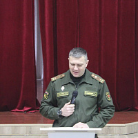 Урок мужества «Есть такая профессия – Родину защищать» прошёл в Слуцке