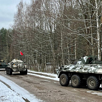 Марш в назначенный район