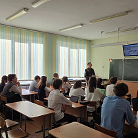 Представители военного факультета в БГАА провели профориентационные мероприятия 