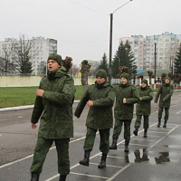 Старание новобранцев налицо