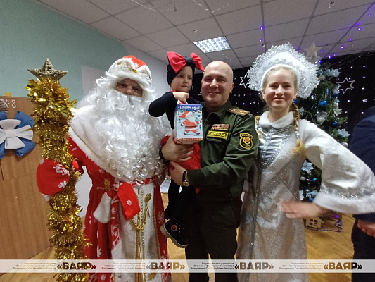 Военнослужащие Гродненского гарнизона приняли участие в акции «Наши дети» 