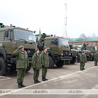 Торжественное вручение техники подразделениям сил специальных операций в 103 овдбр