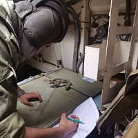 Полевой выход у артиллеристов