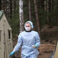 Военные врачи принимают участие в комплексной проверке боеготовности Вооружённых Сил