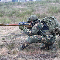 Ротное тактическое учение одного из подразделений 11-й отдельной гвардейской механизированной бригады