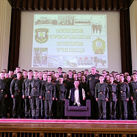 Алексей Талай посетил Минское суворовское военное училище