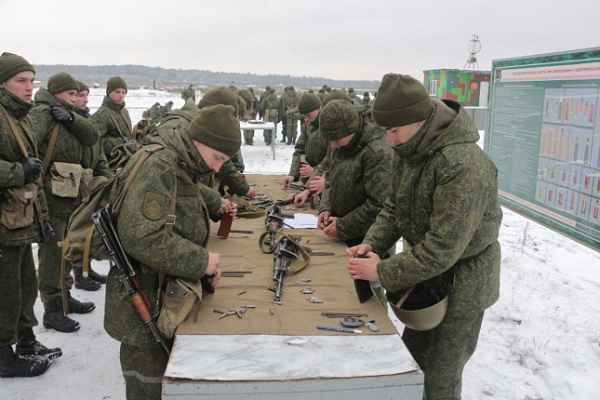 Занятия с гвардейцами