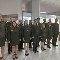 Торжественное мероприятие, посвящённое выпуску военных фельдшеров