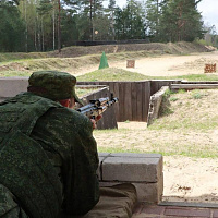 Занятия по боевой подготовке с военнообязанными территориальных войск Вилейского района