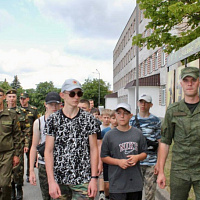 Экскурсия для воспитанников военно-патриотического лагеря