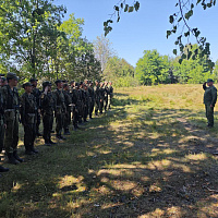 Тактические учения с боевой стрельбой с подразделениями зенитного ракетного полка СЗОК