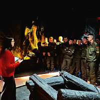 Военнослужащие 120 омбр посетили мемориальный комплекс «Хатынь»