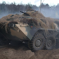 На Брестском полигоне прошли показные занятия по боевой подготовке