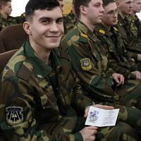 Торжественно проводили в запас