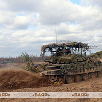 Батальонное тактическое учение с боевой стрельбой с танковым батальоном 120 омбр