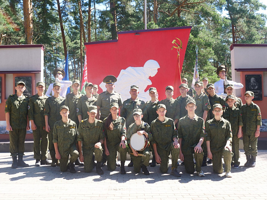 Открытие военизированных сборов центра патриотического воспитания молодежи «Вектор» и лагеря «Защитник Отечества»