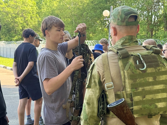  Военно-патриотический лагерь для учащихся школ Лепельского района