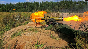 Занятия по огневой подготовке с военнослужащими 19 омбр