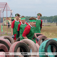 Торжественная церемония закрытия военно-патриотической игры «Зарница»