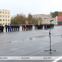 Открытие X Республиканского смотра-конкурса по строевой подготовке среди учащихся кадетских училищ, специализированных лицеев и МСВУ