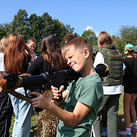 Мероприятие военно-патриотической направленности для воспитанников лагеря «Вереск»