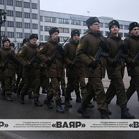 Принятие присяги новым пополнением Северо-Западного оперативного командования