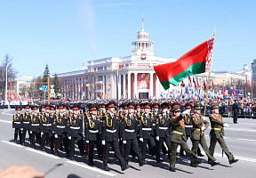 Воспитанники МСВУ приняли участие в парадах Победы в Нижнем Новгороде и Кемерово