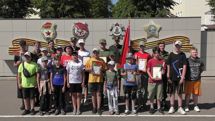  На базе 120 омбр завершилась первая смена военно-патриотического лагеря «Гвардейцы»