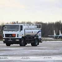  В одну из воинских частей ВВС на вооружение поступили два аэродромных автотопливозаправщика АТЗ-8-540
