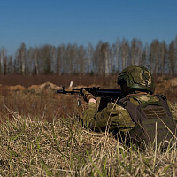 Занятия по огневой подготовке с курсантами Военной академии