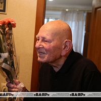 Поздравили участника Великой Отечественной войны